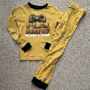 Carter's Yellow Gaming Pajama Set